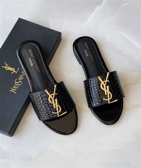 slipper ysl